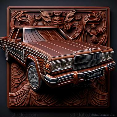 3D модель Mercury Grand Marquis (STL)